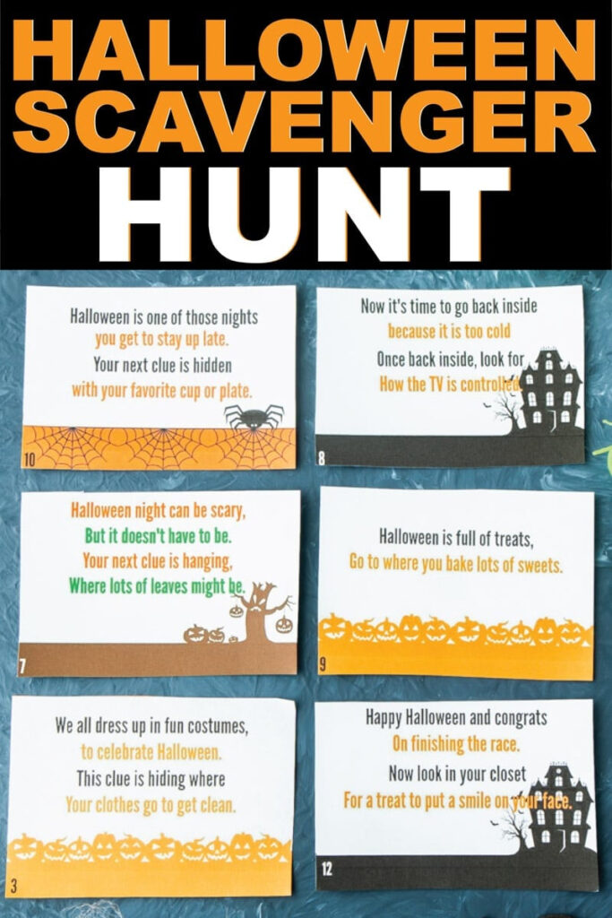 Free Printable Halloween Scavenger Hunt That s Perfect For Kids