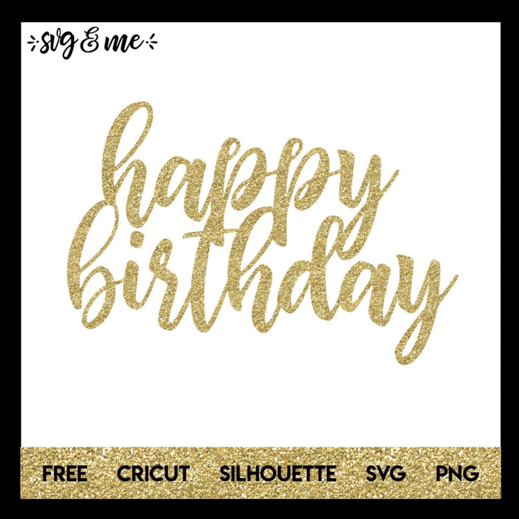 Free Printable Happy Birthday Cake Topper Free Printable