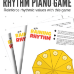 Free Printable Piano Game For Teaching Rhythm Piano Teaching Games