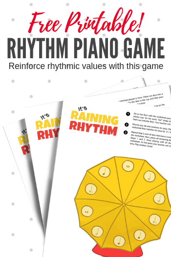 Free Printable Piano Game For Teaching Rhythm Piano Teaching Games 