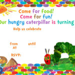 Free Printable Very Hungry Caterpillar Birthday Invitation Dolanpedia