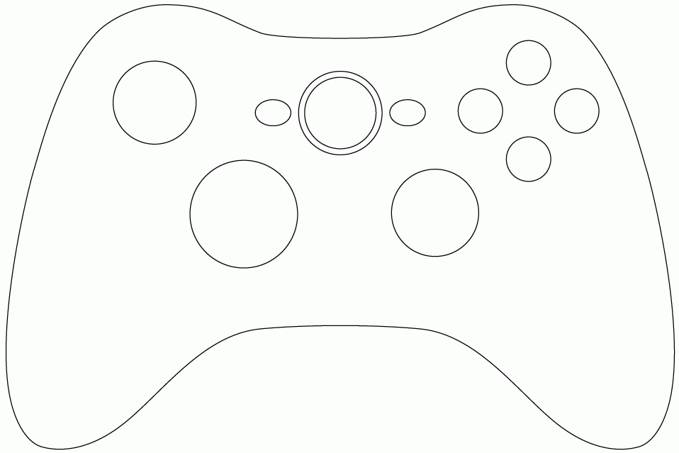 Game Controller Card Cut File Digi Versions