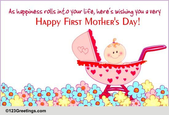 Happy 1st Mother s Day Free First Mother s Day ECards Greeting Cards 