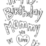Happy Birthday Mom Coloring Pages Activity Shelter