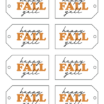 Happy Fall Y all Tags OnlineLabels