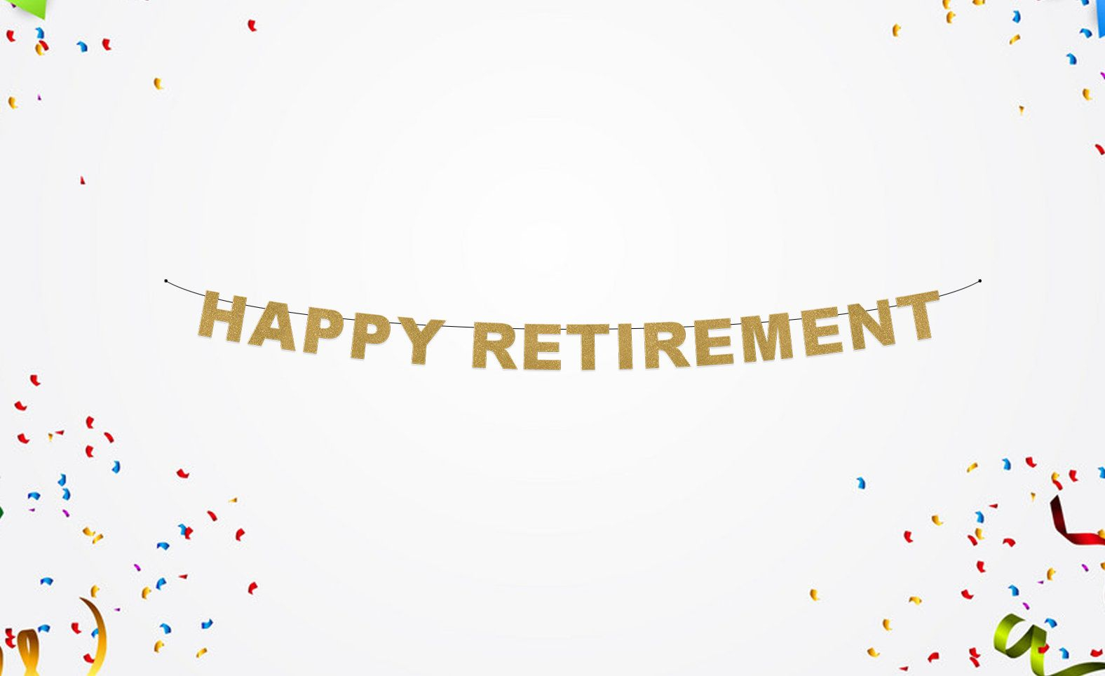 Happy Retirement Banner Retiring Celebration Stringed Banner In 2020 
