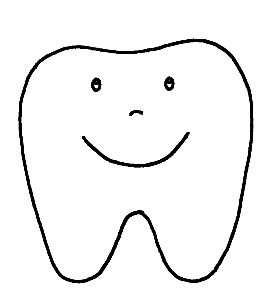 Happy Tooth Pattern Or Coloring Page Pinned I Love Teaching Blogs 