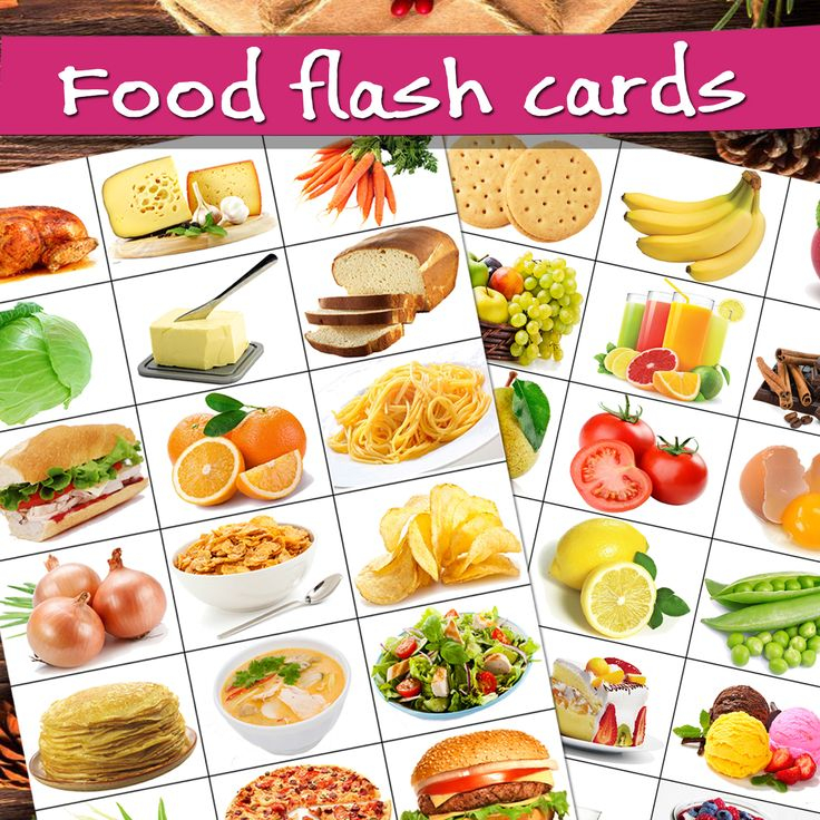 High Quality Printable Food Flash Cards Food Flashcards Food 