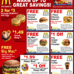 McDonalds Printable Coupons Printable Coupons Free Food Coupons