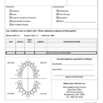 Monongalia County Schools Dental Form Printable Pdf Download