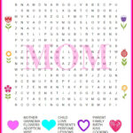 Mothers Day Word Search Free Printable Mother s Day Printables