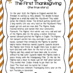 Mrs MeGown s Second Grade Safari The First Thanksgiving With A
