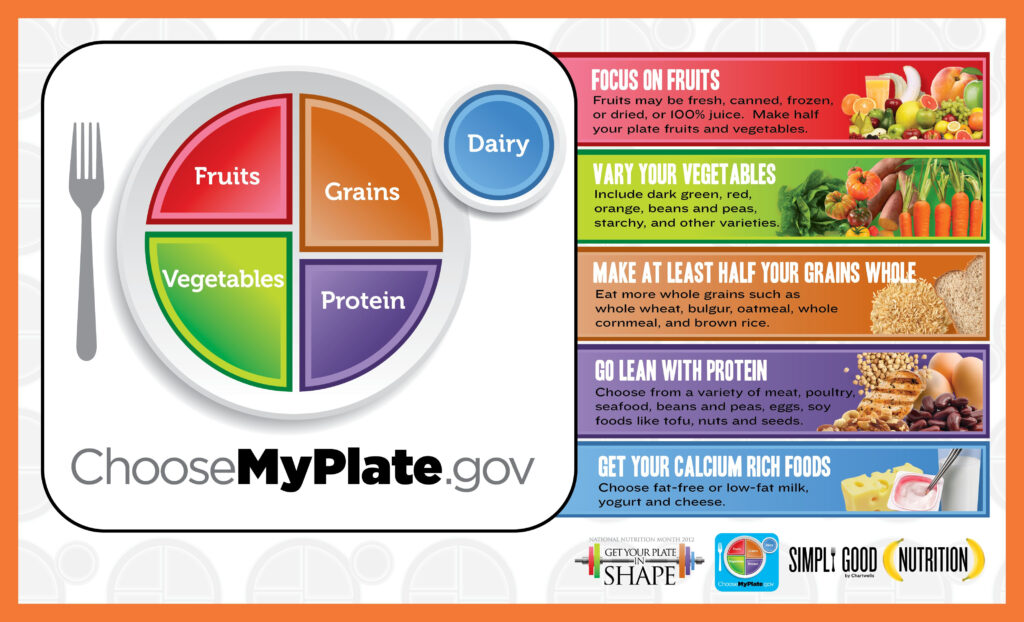 Myplate Food Guide Serving Sizes Yoiki Guide