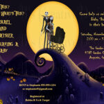 Nightmare Before Christmas Baby Shower Invitation Jack And Sally