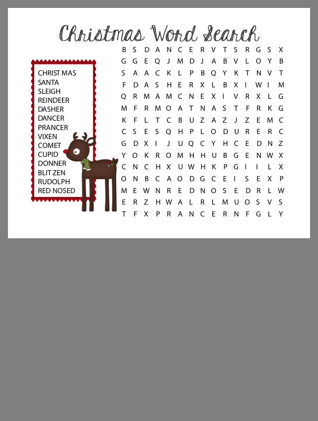 Pin By Leianne McMillan On 2nd Grade Fun Christmas Word Search 