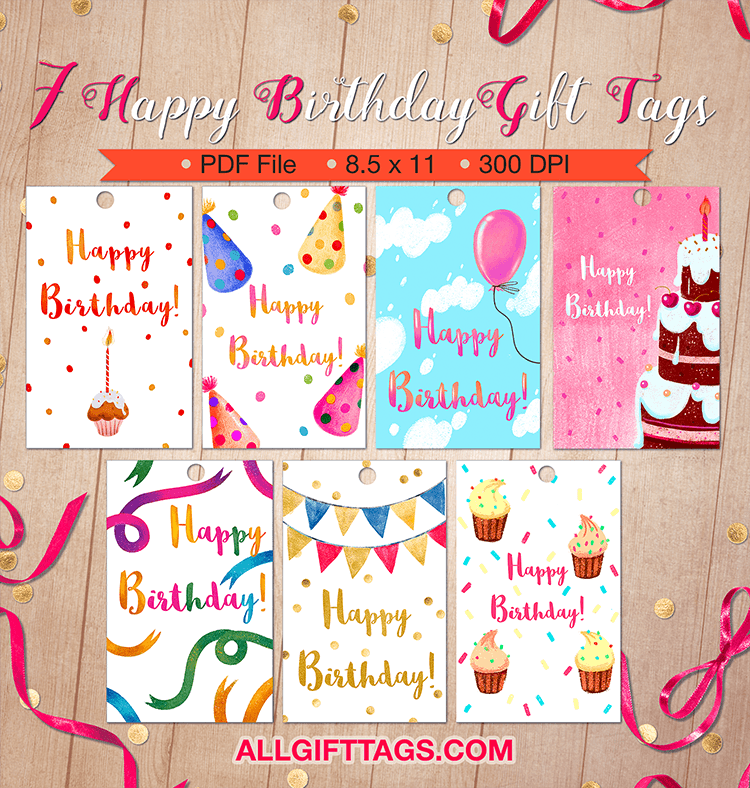 Pin By Muse Printables On Gift Tags At AllGiftTags Happy Birthday 
