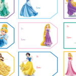 Princess Gift Tags pdf Princess Gifts Gifts Gift Tags