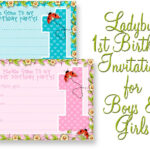 Printable 1st Birthday Party Announcements Printable Party Kits