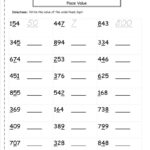 Printable 2nd Grade Math Worksheets Place Value Math Worksheets Printable