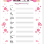 Printable Mothers Are Mother s Day Games Mothers Day Poems Mothers