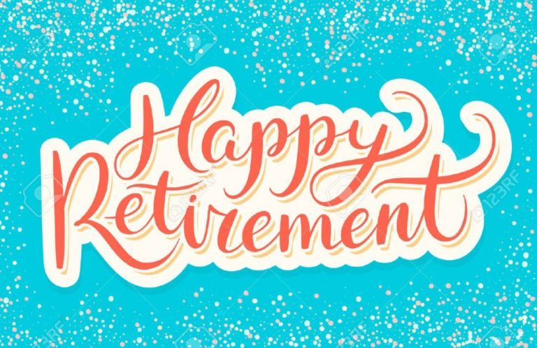 Printable Template Retirement Banner Template Happy Retirement 