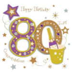 Risultati Immagini Per 80th Anniversary Happy 80th Birthday 80th