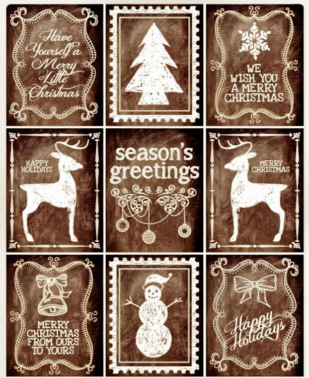 Rustic Christmas Gift Tags And Labels Free Printable Rustic 