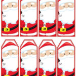 Santa Claus Gift Tags Printable Christmas By Pinkowlpartydesign Santa