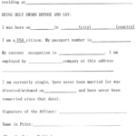 Single Status Affidavit Fill Out Sign Online DocHub