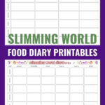 Slimming World Food Diary Printable Meal Planner Free Printable