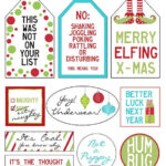 Snarky Christmas Gift Tags Funny Holiday Gift Tags Printable Etsy