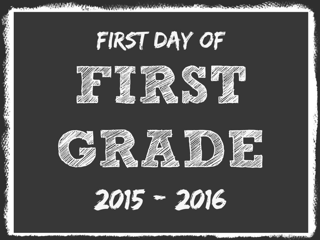 The Mandatory Mooch First Day Of School FREE Printables 2015 2016