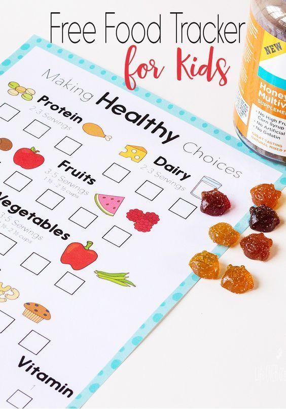 This Free Printable Food Tracker Is Great For Encouraging Kids To Eat 