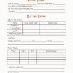 This Free Printable Toddler Day Care Report Form Is Used By Day Care