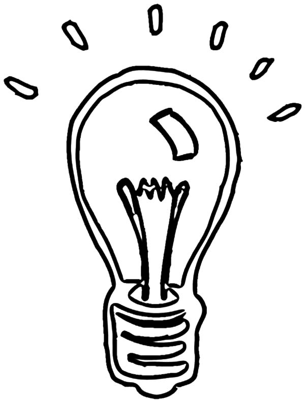 Thomas Edison Light Bulb Drawing At GetDrawings Free Download