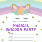 Unicorn Birthday Invitations Free Printables Party With Unicorns