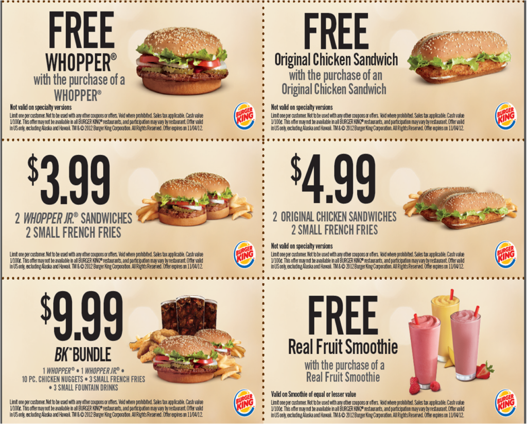 Utah Deal Diva Helping Utah Families Live On Less BOGO Burger King 