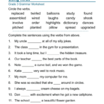 Verb Worksheets For Grade 3 With Answers Pdf Fill Online Printable