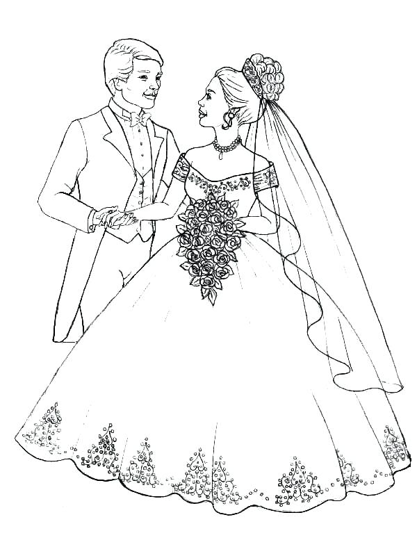 Wedding Flowers Coloring Pages At GetColorings Free Printable 
