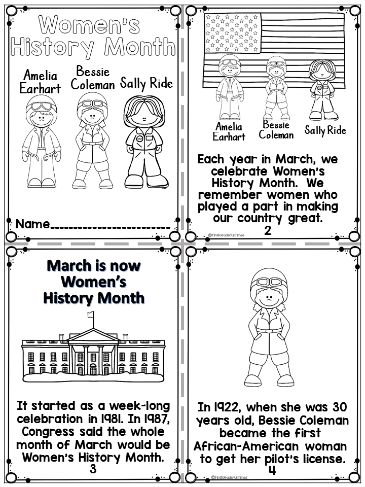 Women s History Month Black History Month Activities Black History 