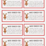 10 Best Free Reindeer Food Tags Printables Printablee