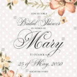 15 Rustic Bridal Shower Invitation Designs Templates PSD AI