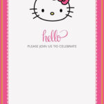 17 Perfect Hello Kitty Birthday Card Printable Free In 2020 Birthday