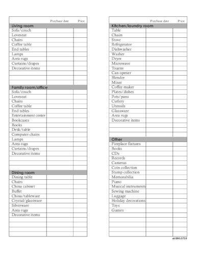 20 Inventory Checklist Templates In Google Docs Word Pages XLS 