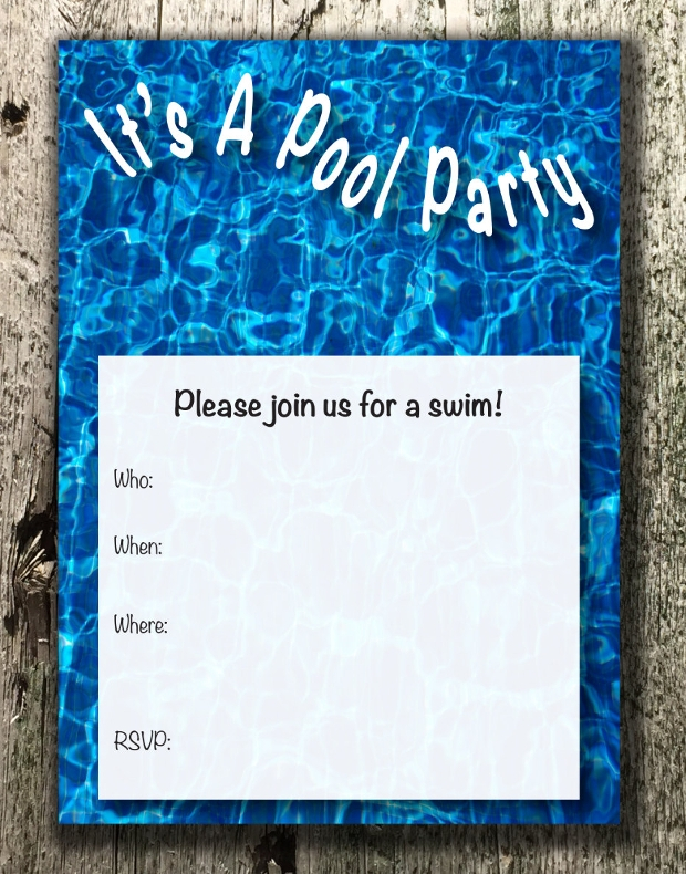 20 Pool Party Invitations PSD AI EPS Design Trends Premium PSD 