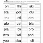 2nd Grade Consonant Blends Worksheets Digraph Blends Worksheets