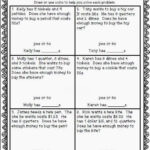 2nd Grade Money Word Problems Worksheets Worksheets Master