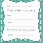3 FREE Printable Party Invitations Cake And Presents Free Party