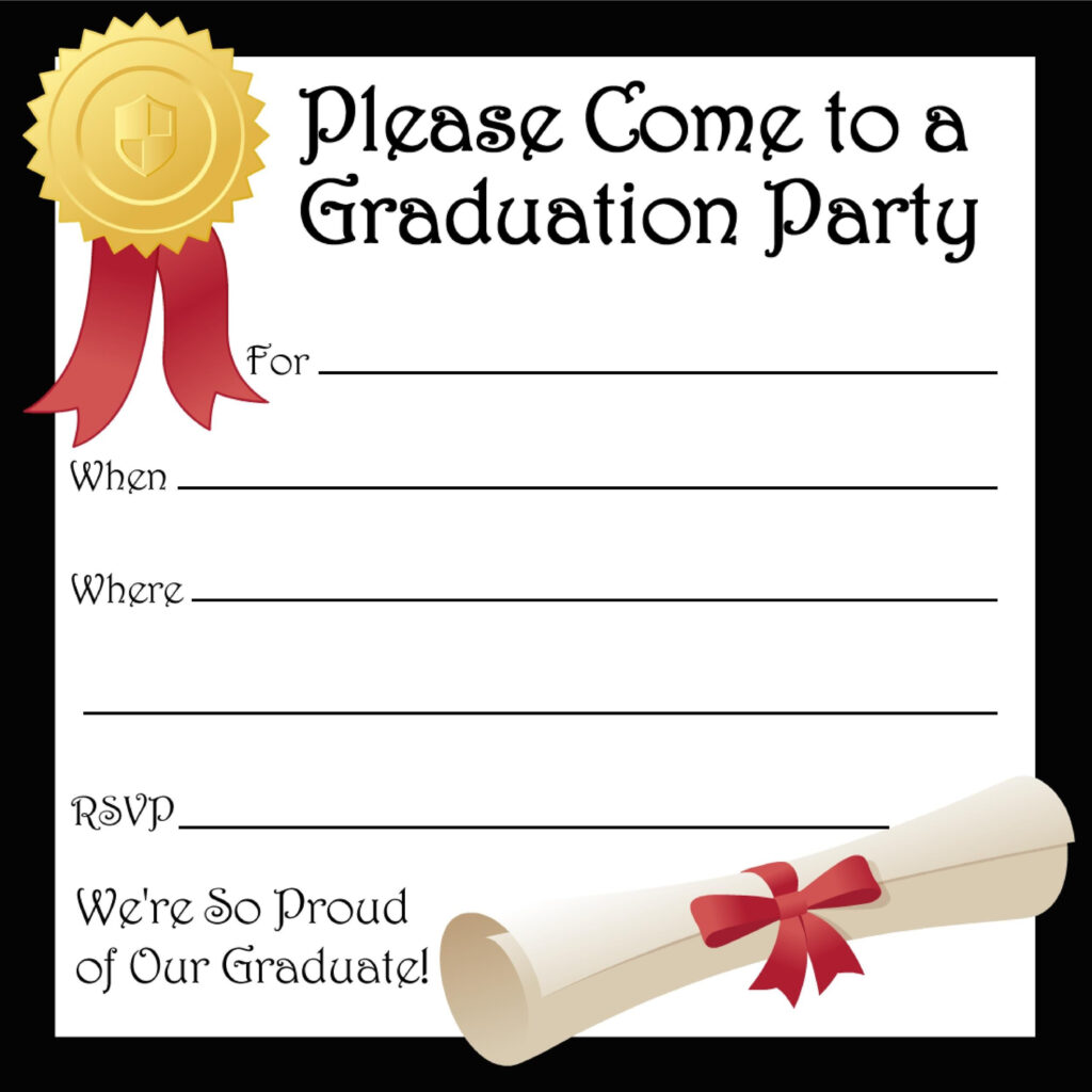 40 FREE Graduation Invitation Templates TemplateLab