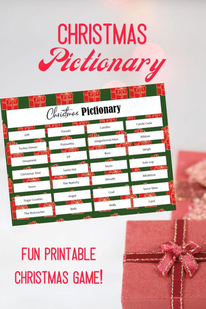 45 Hilarious Christmas Party Games Christmas Pictionary Free 
